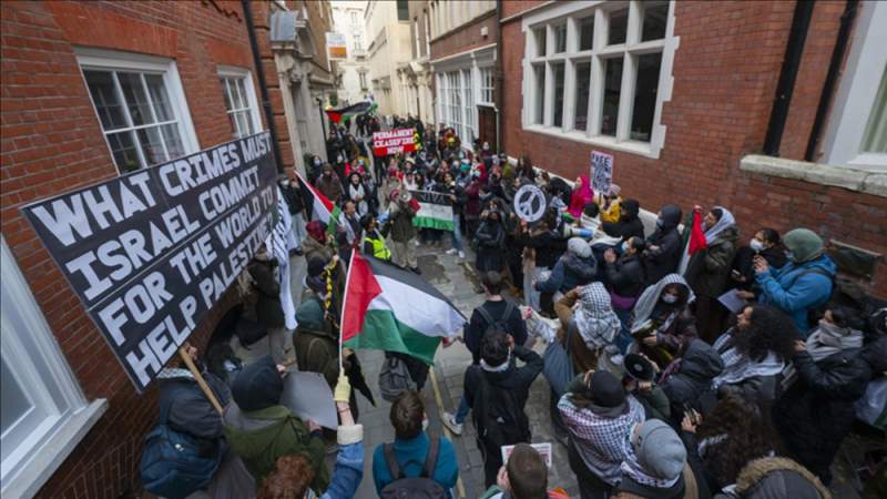 Pro-Palestine Activists Protest Against UK Arms Shipments to Israel