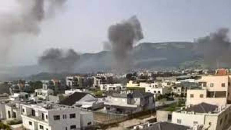 Hezbollah fires barrage of retaliatory rockets at Israeli barracks after deadly strike