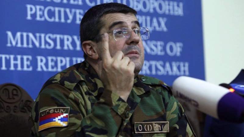  Azerbaijan Says Detains Separatist President of Nagorno-Karabakh Arayik Harutyunyan 