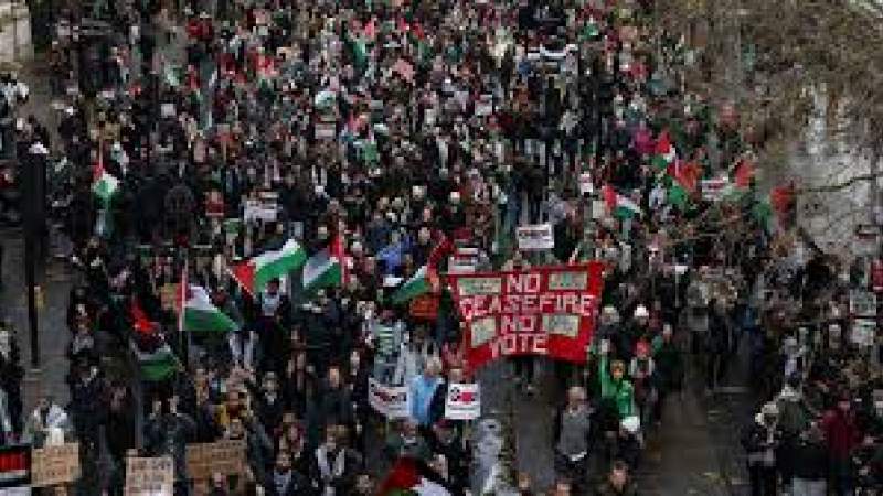  London Protests: Tens of Thousands Reiterate Calls for Ceasefire in Gaza 