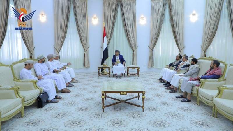 President Al-Mashat to Omani Mediation Delegation: Peace Was, Remains Our First Choice