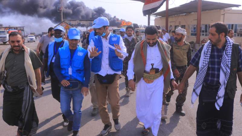 UNMHA Team Inspects Damages from Recent Israeli Airstrikes on Hodeidah Port’