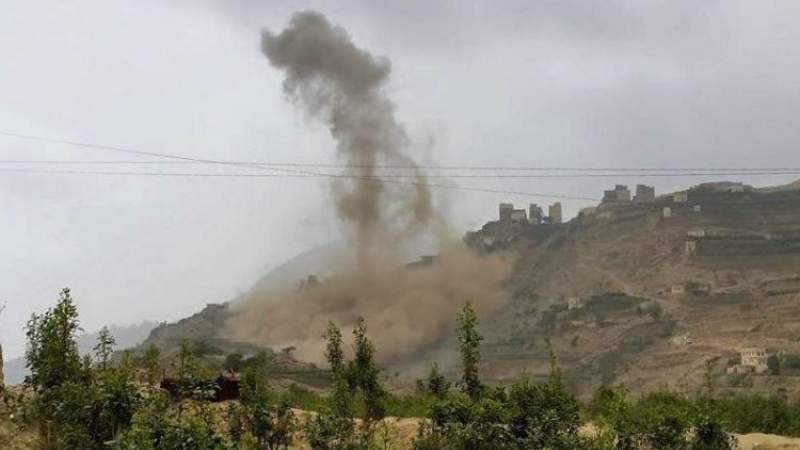 Saudi Bombing Targets Shida Border District