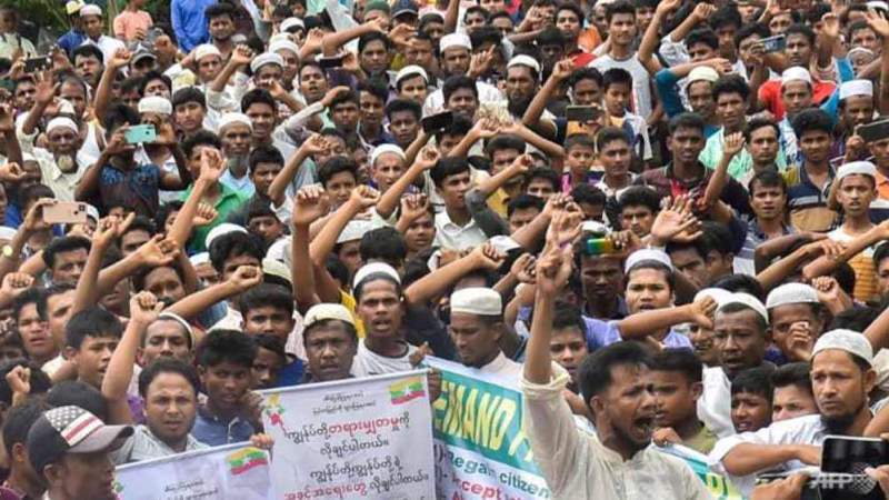 Rohingya Muslim Refugees in Bangladesh Demand Repatriation