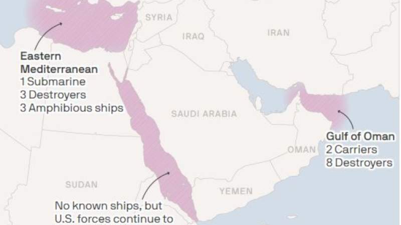 Axios Reveals Absence of US Naval Vessels in the Red Sea for the First Time