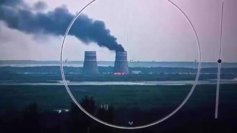 ‘Nuclear Terrorism’: Fire Erupts at Power Plant after Ukraine’s Attack 