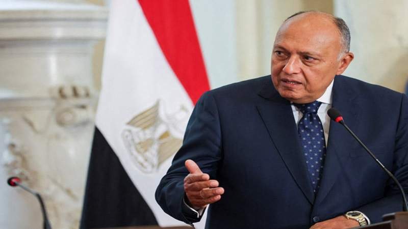 Egyptian Foreign Minister Calls for Halt to Zionist Aggression on Gaza, Affirms Regular Navigation in Red Sea