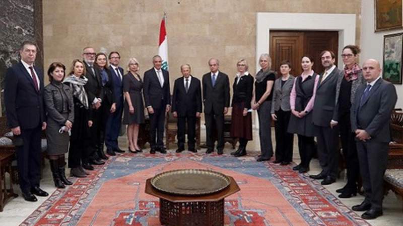 President Aoun Says Lebanon Opposes Military Operation, Urges dialogue To Solve Ukraine Crisis