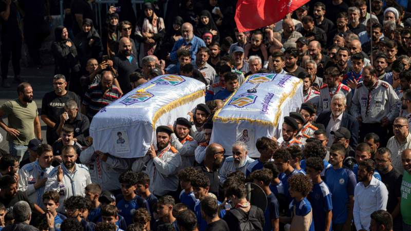 Lebanese Mourn Children Killed in Israel's Strike on Beirut