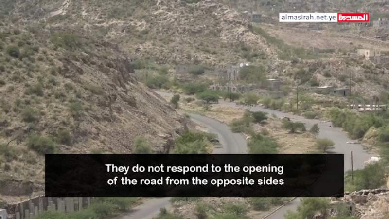 Sana'a Warns US-Saudi Aggression of Truce Violations, Refusal to Open Roads in Taiz