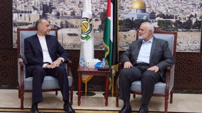  Iranian FM, Hamas Chief Meet Ahead of Gaza Ceasefire 
