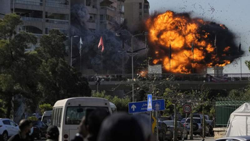 Beirut’s Southern Suburbs Targeted in 'Heavy' Israeli Strikes