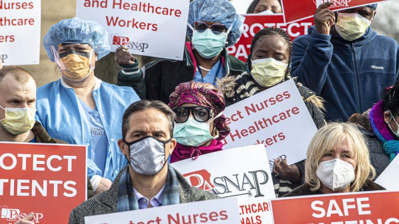 ‘We’re Overwhelmed’: Nurses in US Protest COVID-19 Working Conditions