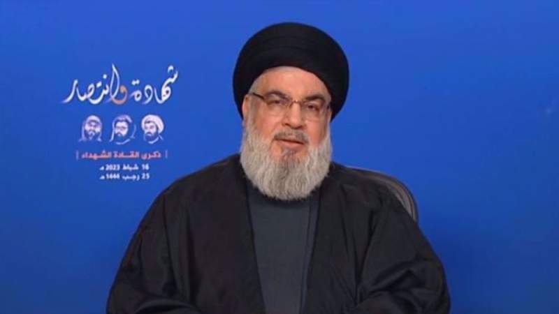 Nasrallah: Millions-Strong Rallies in Iran on Islamic Revolution Anniv. Gave proper Response to Enemies