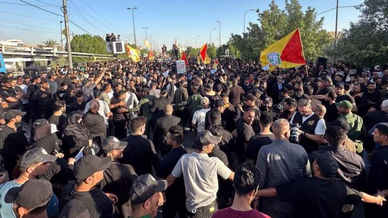 Iraqis Rally in Support of Gaza, Lebanon; Resistance Reaffirms Strong Backing for Hezbollah