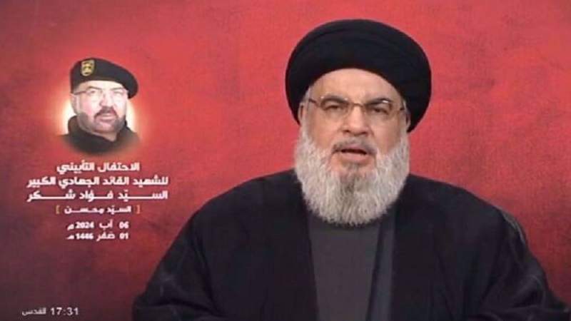 Israel Fearful of Iran, Hezbollah Response to Assassinations: Sayyed Nasrallah