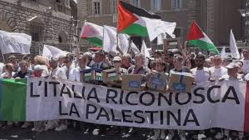  Italians Demand Recognition of Palestinian State by Rome 