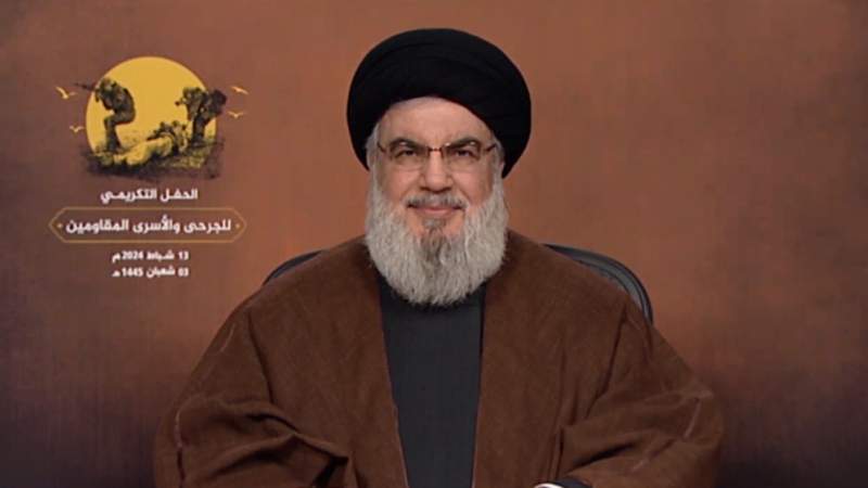 Sayyed Nasrallah Says to Expand War Front If Israel Escalates Aggression Against Lebanon, Gaza