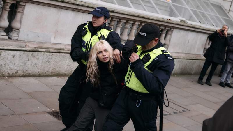 London Police Arrest 70 Pro-Palestinian Demonstrators on Eve of Gaza Truce