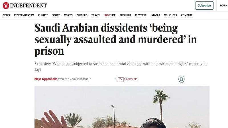Saudi Arabian Dissidents ‘Being Sexually Assaulted and Murdered’ in Prison