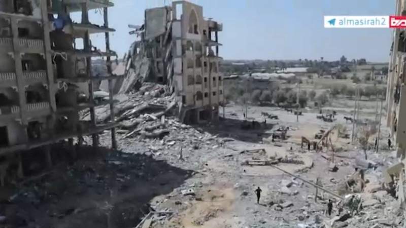 Israeli Enemy Deliberately Destroys Residential Towers in Gaza