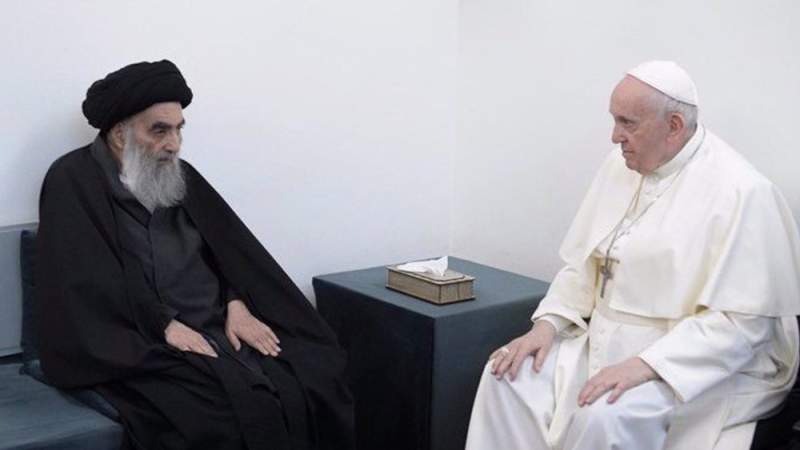 In Letter to Pope, Ayatollah Sistani Urges ‘Concerted Efforts’ to Promote Respect Among Followers of Religions