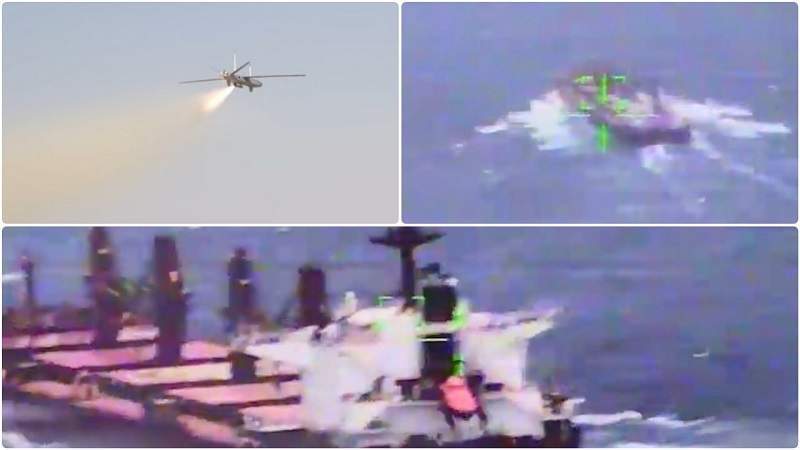 Military Media Distributes Footage of Targeting Ship Cyclades