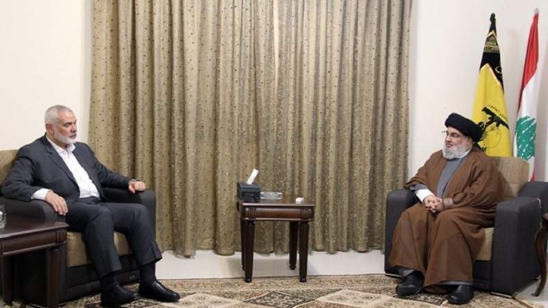 Sayyed Nasrallah Receives Haniyeh: Op. Al-Quds Sword on Top of the Agenda