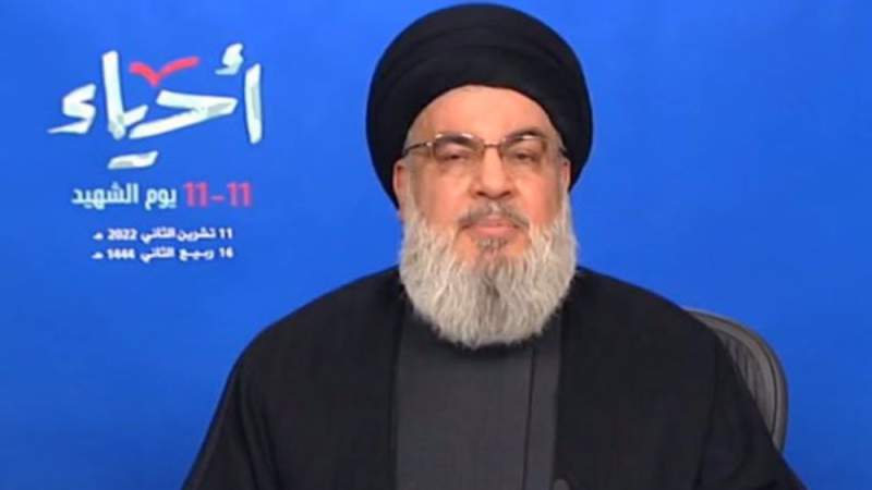 Sayyed Nasrallah: Both Democrats, Republicans Back Israeli Crimes