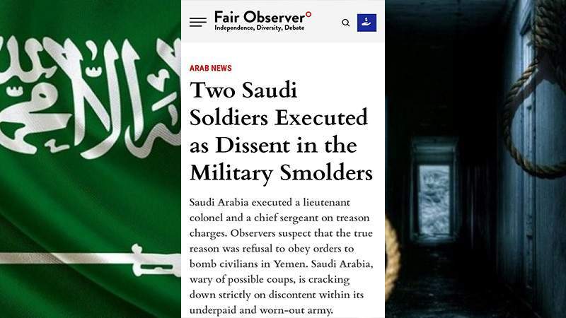 Two Saudi Soldiers Executed as Dissent in the Military Smolders