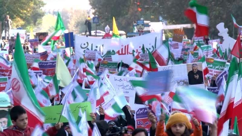 Mass Rallies in Iran, Marking National Day to Fight World's Supper Power Arrogance
