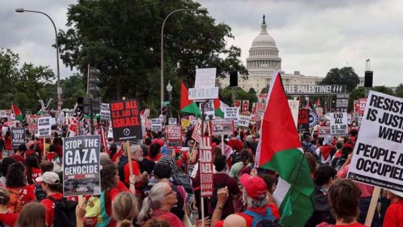 In Congress, Netanyahu Gets Applause; But Outside, Pro-Palestinians Reaffirm Reality