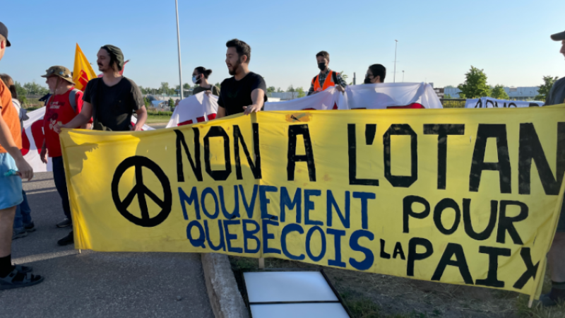 Protest Disrupts Opening of North America’s Largest Weapons Fair  