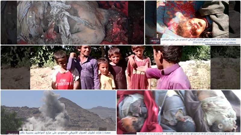 Oct. 14 Over 9 Years: Martyrs, Injuries, Genocide, and Destruction of Farms and Infrastructure from US-Saudi Airstrikes in Yemen