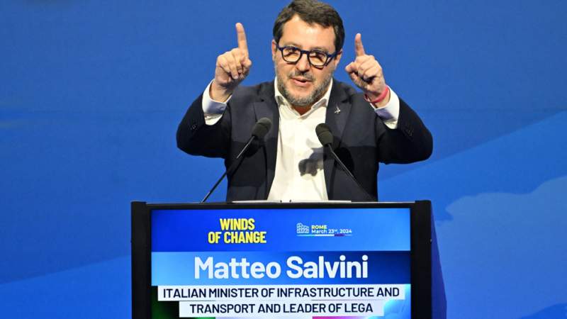 Italy's Salvini Says ‘Warmonger’ Macron ‘Danger’ for Europe as Ukraine Tension Rises