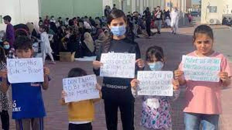 Afghan Refugees Stage Protests in Abu Dhabi Over Prison-Like Conditions 