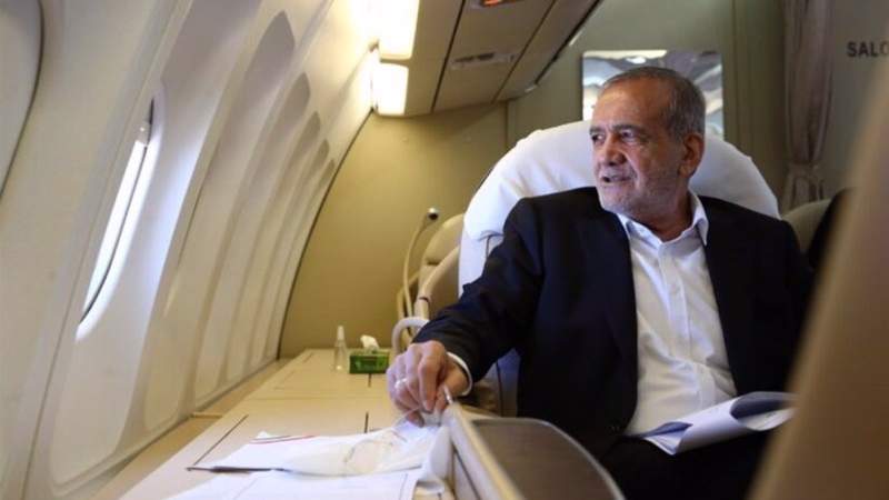 President Pezeshkian Departs Tehran for D-8 Meeting in Egypt