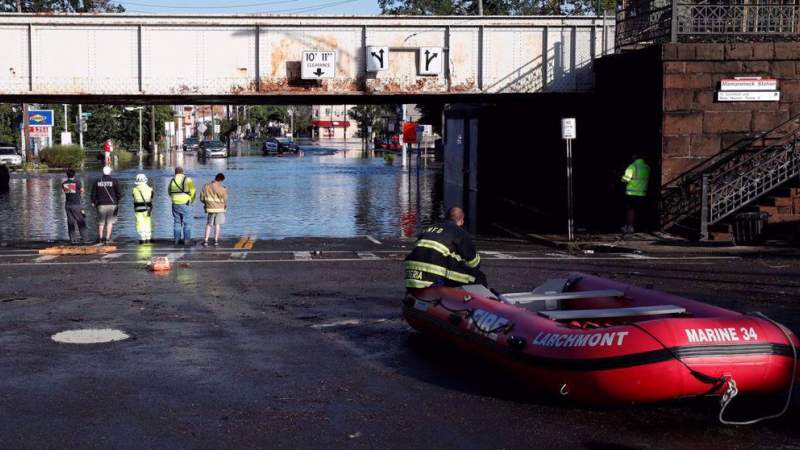 'Historic' New York-area flooding in Ida's wake leaves at least 14 dead