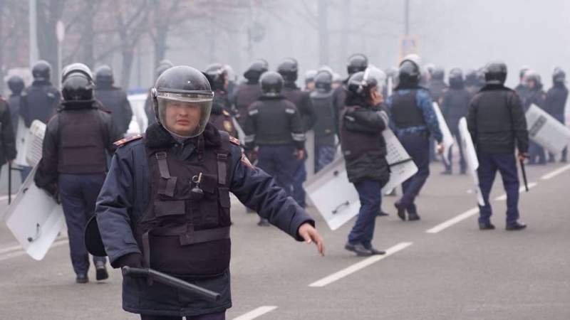Reports Say 18 Kazakh Police Killed, Over 700 Others Wounded in Unrest