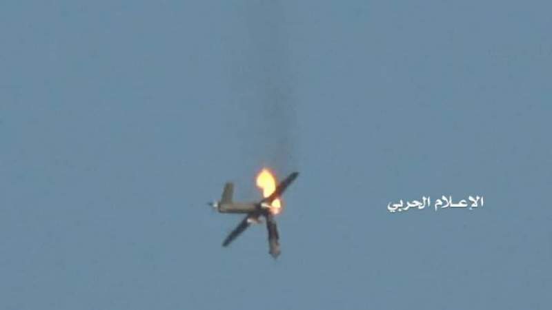 Yemeni Air Defense Shot Down Fighting Drone, Al-Jawf