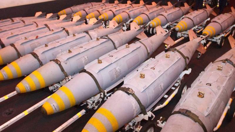 US Armed Israel with 25,000-Plus Bombs, Missiles Since Oct. 7: Report