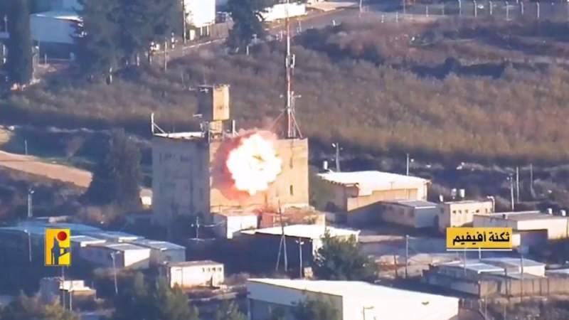 Hezbollah Strikes Israeli Bases, Other Targets with Heavy Warhead Rockets