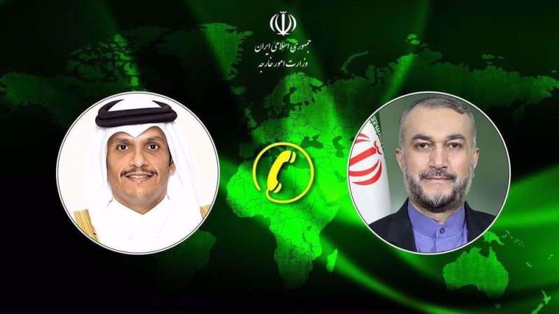 Iran, Qatar Discuss Latest Efforts Aimed at Cessation of Israel's War on Gaza