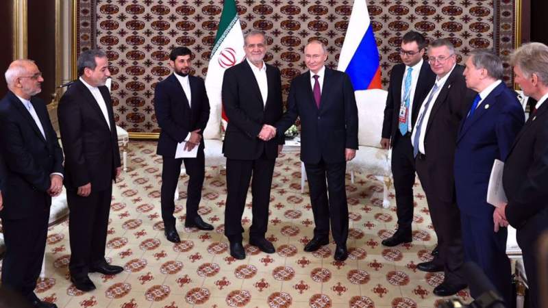 Pezeshkian, Putin Hail ‘Strategic’ Ties between Iran and Russia